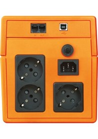 Resim MAKELSAN LION 1500VA 1F/1F (2X9AH) 5/10DK LINE INTERAKTIF UPS 