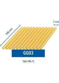 Resim Dremel Ahşap İçin 7Mm Tutkal Çubuğu -12 Adet 