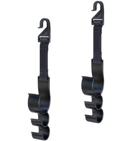 Resim 1 Çift Araba Koltuğu Arka Şemsiye Sabit Depolama Kancası, Stil: Standart 