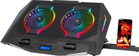 Resim FNC-5250ST RGB GS2 Notebook Soğutucu & Stand (2x140mm Fan) Frisby