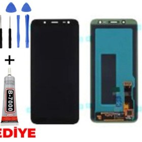Resim Samsung J6 J600 Lcd Ekran Dokunmatik Tamir Seti Hedi... 
