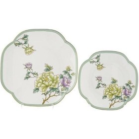 Resim Mikasa Moor Glory 4 Parça Set 2li Pasta 19cm Ve 2li Servis Tabağı 25cm P367.816621 Çok Renkli 