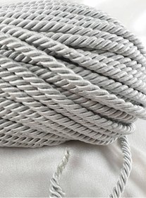 Resim Aker Hediyelik Gümüş Gri Ucuz Kordon En Ucuz Ip Uzunluk 20m - En 8 Mm En Ucuz Halat Ip 