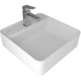 Resim KALE Smartedge 45x45 Cm Kare Lavabo 