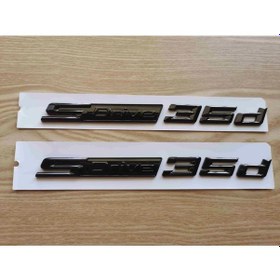 Resim Sdrive 35d Çamurluk Arması Seti Piano Black Bmw X6 