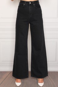 Resim Ramrod Jeans Extra Yüksek A.c.a.i.p S.o.l.m.a.z Mavi Salaş Jeans Palazzo Pantolon (süper Yüksek ) 