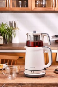 Resim HOMEND Royaltea 1745h Çay Makinesi Krem 