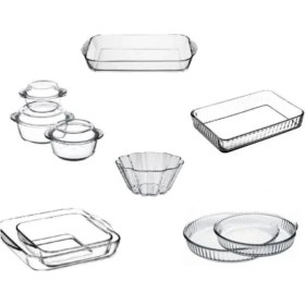 Resim Paşabahçe Borcam Tencere ve Tepsi Seti - 10 Parça Borcam Çeyiz Seti Takımı 