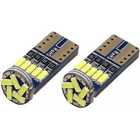 Resim Honda Cıvıc İes Led Park Ampulü Ph7018 T10 W5w 15 Led T10 Beyaz Ampul 2 Adet 