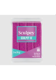 Resim Sculpey Iıı Polimer Kil 562 Violet Glitter Simli 