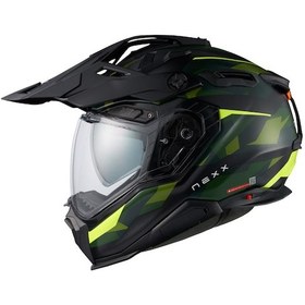 Resim NEXX X.WED 3 TRAILMANIA MAT YEŞİL-NEON SARI KASK MAT YESIL 