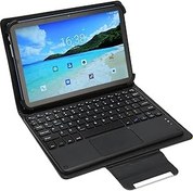 Resim 10,1 inç Tablet PC, Şeffaf Çift Hoparlör, Mavi, 2'si 1 Arada Hızlı Şarj, Klavyeli, 12 Için, Sağlam (AB fişi) 