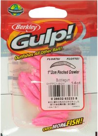 Resim Berkley Gulp Pinched Crawler Yapay Kurt 14lü Bubblegum 3cm 
