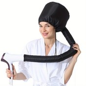 Resim 1 Adet/Set Ayarlanabilir Saç Kurutma Kapağı Elastik Bantlı - Kıvırcık ve Normal Saçlar için Hızlı Kuruma Bakımı, Evde ve Kuaför Kullanımında Kokusuz Spa Buharı 