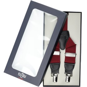 Resim Açık Bordo Pantolon Askısı - Açık Bordo / 35 