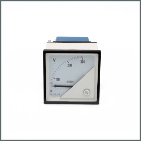 Resim Frer Analog Voltmetre (0-300V) 72X72 Mm. (90°) 