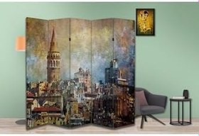 Resim Manzara Temalı Özel Tasarım Paravan Room Divider PRV1012, 180 x 180 
