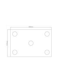 Resim Motifpiyer Tavan Spot Göbek 52--Dikdörtgen 86 Cm x 56 Cm 
