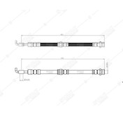 Resim SVAC 71-109 Fren Hortumu Ön Mazda 626 1998-2004 