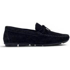 Resim Voyager 4187 Hakiki Deri Erkek Loafer Ayakkabı Siyah 