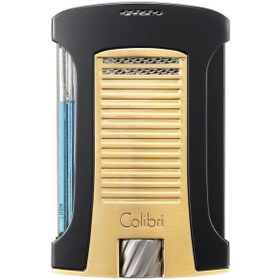 Resim Colibri Daytona Tek Torch Pürmüz Gold-siyah Puro Çakmağı 