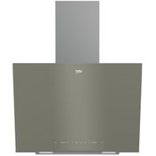 Resim Beko BDE 6050 G Gri Duvar Tipi Davlumbaz 