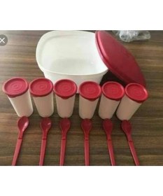 Resim Tupperware Yoğurtçu 6 Bardak + 6 Kaşık Yoğurt Yapmanın Zevkini Çıkarın 