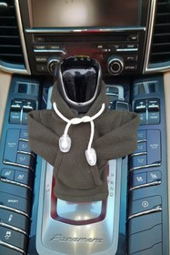 Resim KYLE XM Haki Vites Topuz Süsü Hoodie Kapşonlu Oto Aksesuarı Vites Poları Vites Topuzu Sweatshirt 