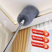Resim Ekstra Uzun Teleskopik Süpürge, 142/252/280 İnç - Ayarlanabilir, Bükülebilir Mikrofiber Süpürge, Süpürmeyi Kolaylaştıran, Mutfak, Yatak Odası, Araba ve Açık Hava Kullanımı için Mükemmel, Kolay Süpürme | Ayarlanabilir Uzunluk | Dayanıklı Sap, Süpürme Araçları 