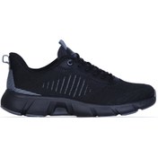 Resim Lescon Meru Flex Siyah Erkek Sneaker Spor Ayakkabı 