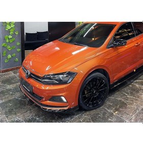 Resim HasAkman Vw Polo Mk6 Custom Ön Ek Ön Karlık 2018 ve üzeri Abs Plastik 