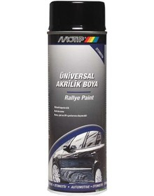 Resim Boya Parlak Siyah Universal 500Ml Motip 