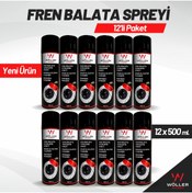 Resim Wöller Fren Balata Spreyi Ve Genel Temizleme Spreyi 500 Ml. 12 Adet 