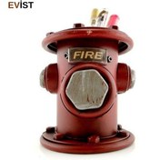 Resim Dekoratif Metal Yangın Vanası Kalemlik Hediyelik Kaliteli El İşçiliği Kalemlik 