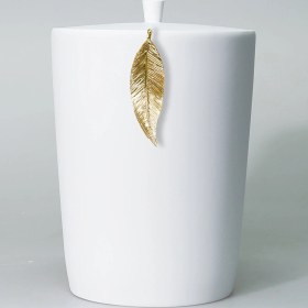 Resim Selim Leaf Banyo Seti Beyaz Altın 