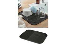Resim Hane216 Silikon Bulaşık Kurutma Matı - Bulaşıklık - Bulaşık Altlığı - Bulaşık Kurutmalığı 
