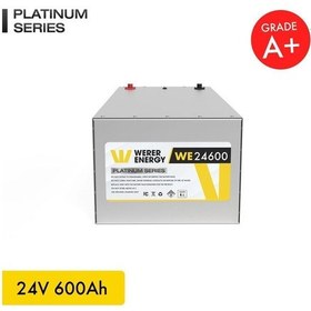 Resim Werer Energy 24V 600Ah LiFePO4 Platinum Series Bluetooth'lu Lityum Demir Fosfat Akü 