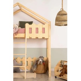 Resim MiniWood Montessori Ranza Oyun Alanlı Ranza Çocuk Yatak Play 
