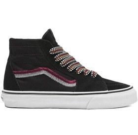 Resim Vans Sk8-Hi Tapared Kadın Günlük Ayakkabı VN0009QPBMA1 Siyah 