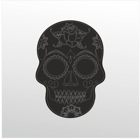 Resim Folyo Sticker Kuru Kafa 200cm Uzunluk Siyah 