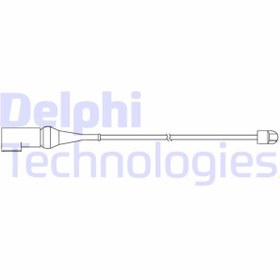 Resim Delphi ARKA FREN BALATA KABLOSU TRANSIT V363-V362 14> - LZ0278 