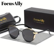 Resim FocusAlly Unisex Polarize Büyük Çerçeve Trendy TAC Lens Moda Gözlük 