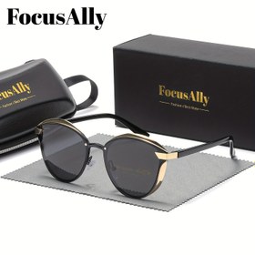 Resim FocusAlly Unisex Polarize Büyük Çerçeve Trendy TAC Lens Moda Gözlük 