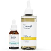 Resim The purest solutions yağlı ve karma ciltlere gözenek görünümü azaltmaya yardımcı, siyah nokta önleyici cilt bakım seti 