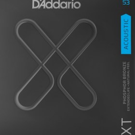 Resim D'Addario XTAPB1253 XT Phosphor Bronze Akustik Gitar Teli - Light (12-53) 