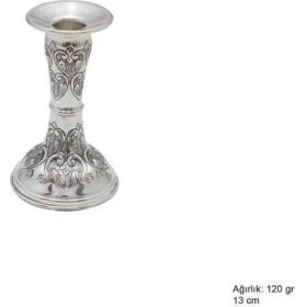 Resim 925 Ayar Gümüş Şamdan 