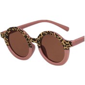 Resim Rnabauyeni Erkek/kız Çocuk Leopar Desenli Vintage Güneş Gözlüğü Uv400 Korumalıwhıte51 Beyaz 