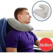 Resim qosrix Seyahat Yastığı Şişme Boyun Yastığı 