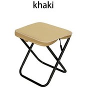 Resim Açık Taşınabilir Hafif Kalem Kutusu Katlanır Küçük Tabure, Tren At Kuyruğu Khaki Haki 