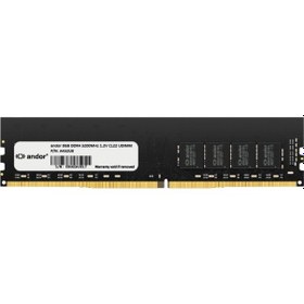 Resim Andor A432U8 8 GB DDR4 3200 MHz UDIMM CL22 Ram 